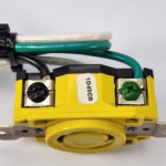 Leviton 30 Amp 125-Volt 3-Wire Locking Single Outlet - L5-30 - Yellow - w/ Wires - Image 6