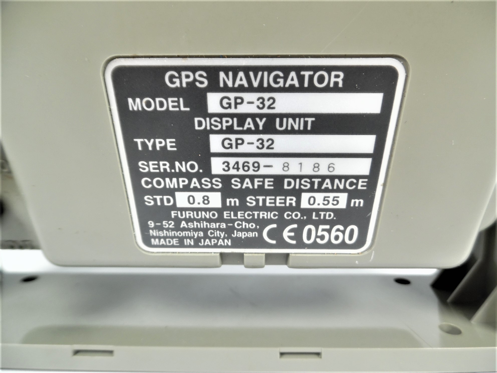 Furuno GP32 GPS WAAS Navigator 3.5" Monochrome LCD Display Repeater