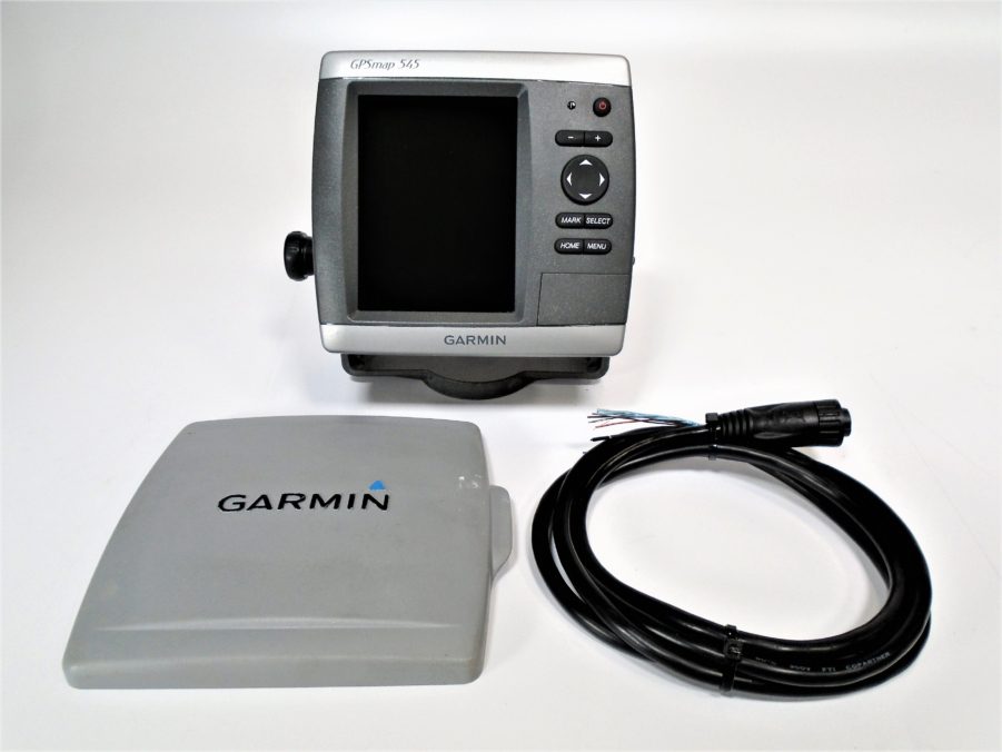 Garmin GPSMap 545 Display + Bracket & Power Cable - Tested Working Updated