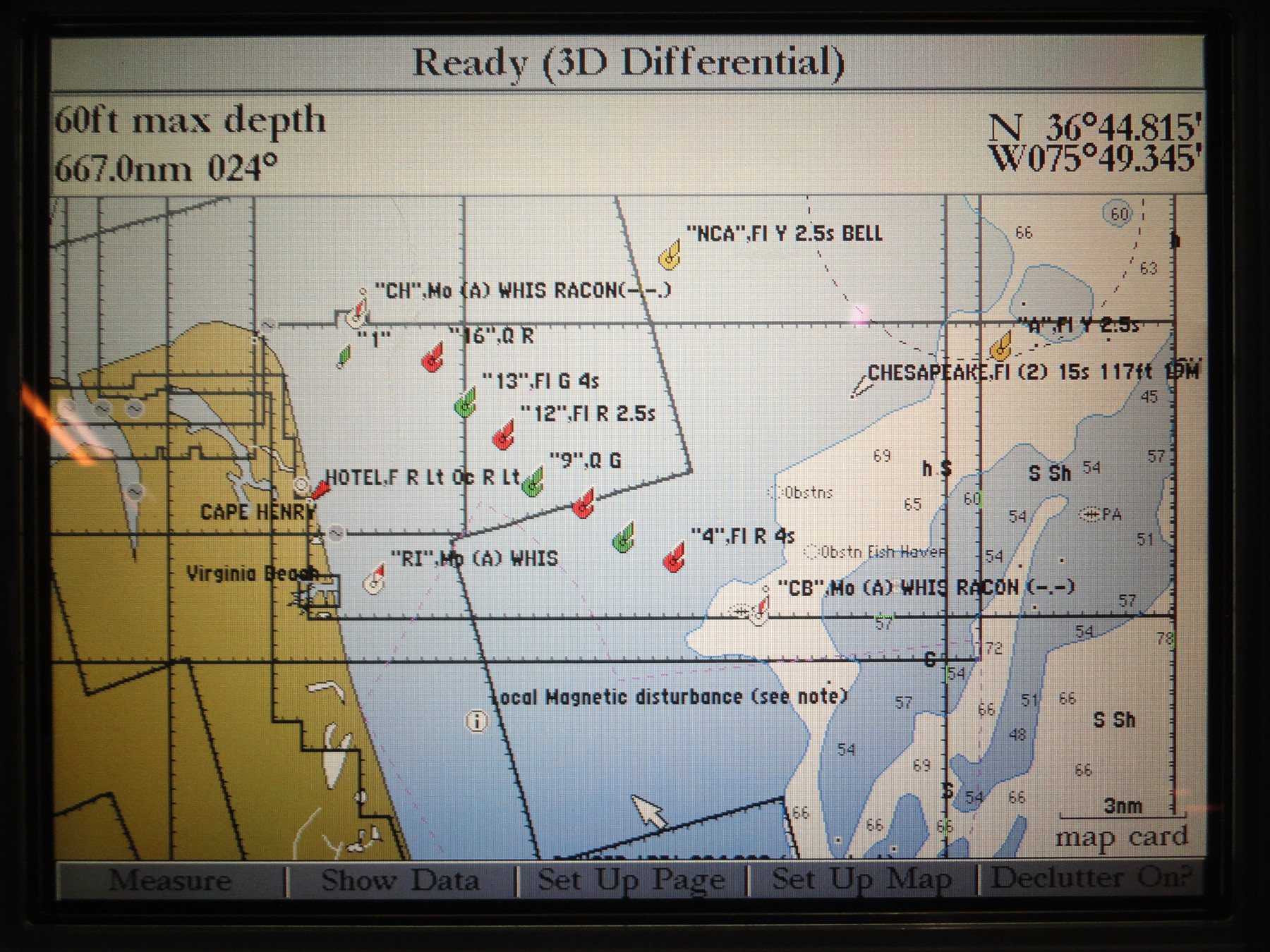 Garmin BlueChart Data CardChesapeake (MUS006R)JAN05Tested Max
