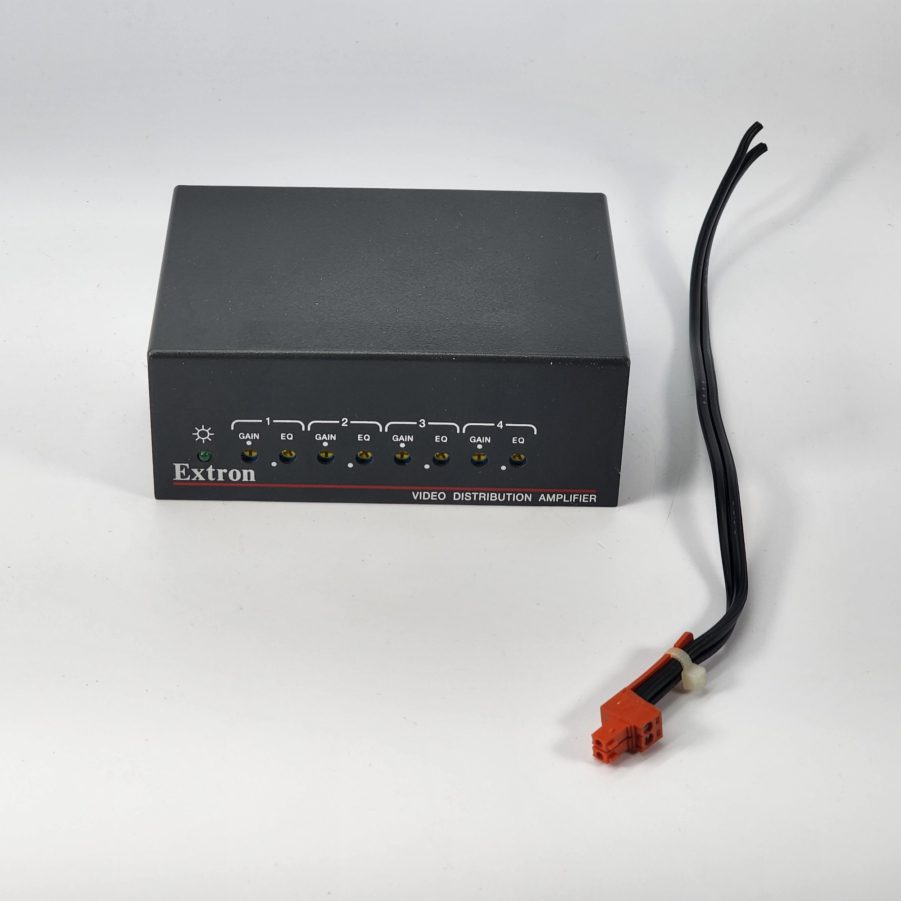 Extron MDA 4V EQ – 4 Output Video Gain Control Distribution Amplifier – TESTED