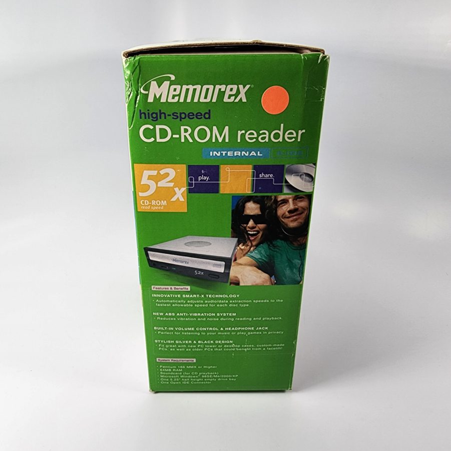 Memorex CD-ROM Reader Internal E-IDE 52X CD-ROM Read Speed - MRX52AJI-20 - New - Image 6