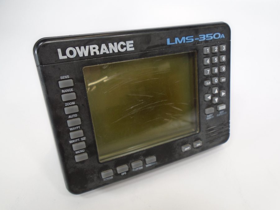 Lowrance LMS-350A FISHFINDER -PARTS REPAIR AS IS NO RETURNS- - Image 2