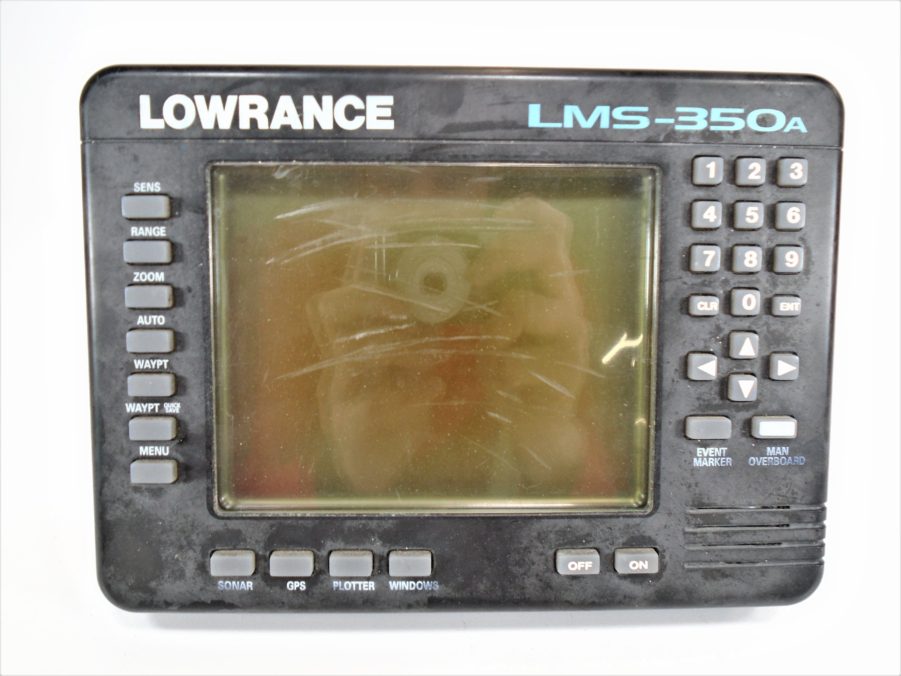 Lowrance LMS-350A FISHFINDER -PARTS REPAIR AS IS NO RETURNS-