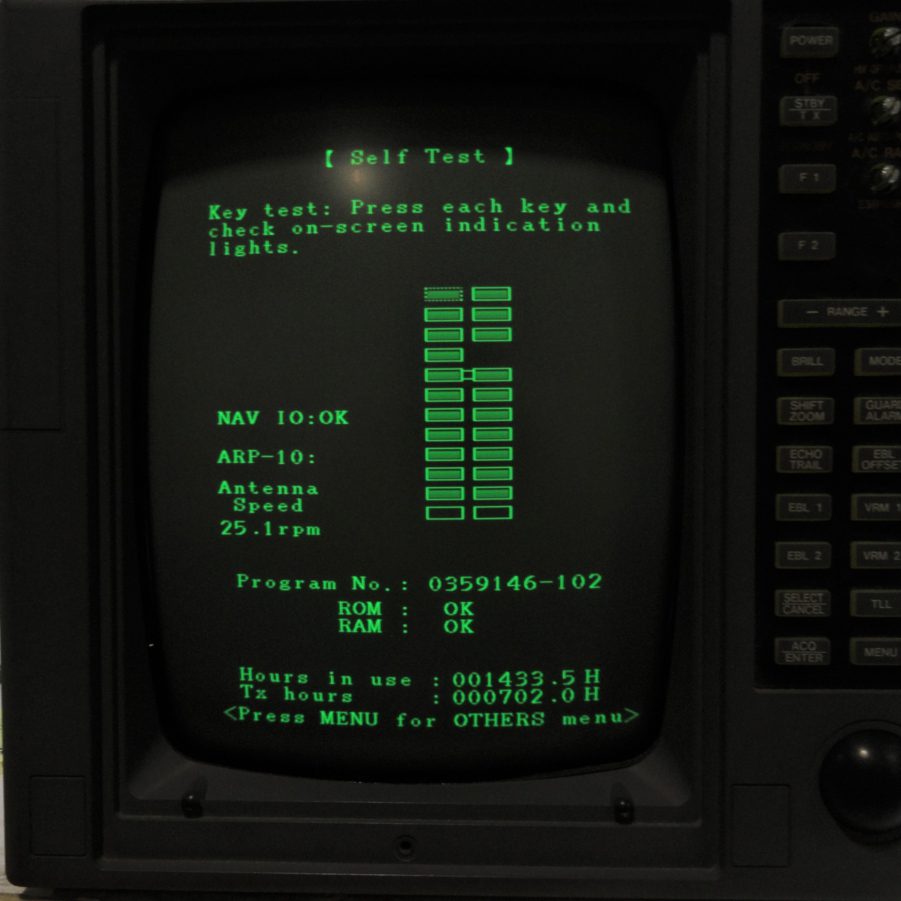 Furuno FR-7062 / RDP-122 12" CRT Radar Display w/ARPA *Tested* - Image 2