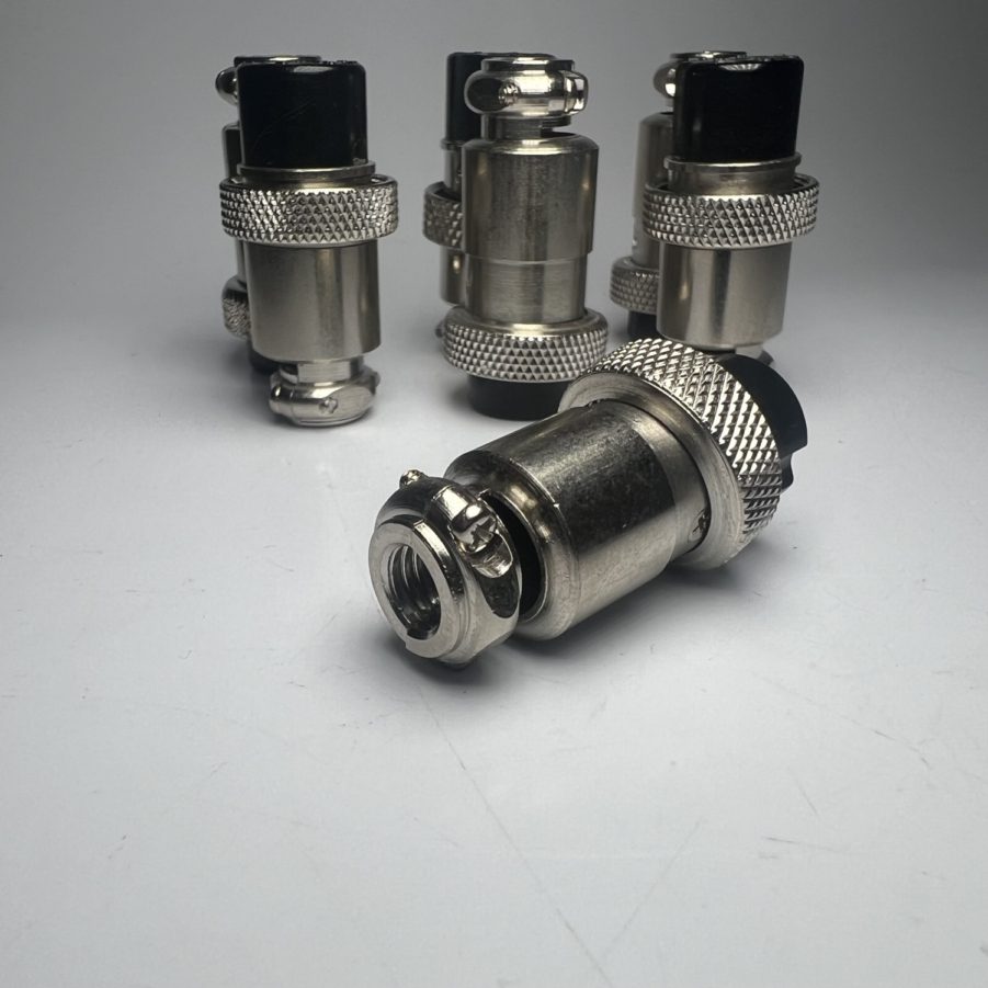 thumbnail image 2 of Workman 4-Pin Microphone Connectors – Lot Of 2 – For CB & Ham Radio – NEW, USA Ship 2 of 6