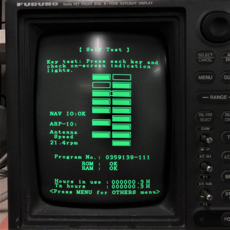 Furuno RDP-118/1942 10" Monochrome CRT Display *TESTED* - Image 3