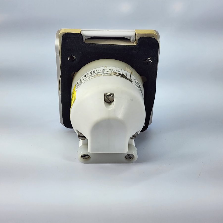 Hubbell HBL303NM Twist-Lock Marine Grade Hull Inlet 30A 125V Screw Terminal-Used - Image 8