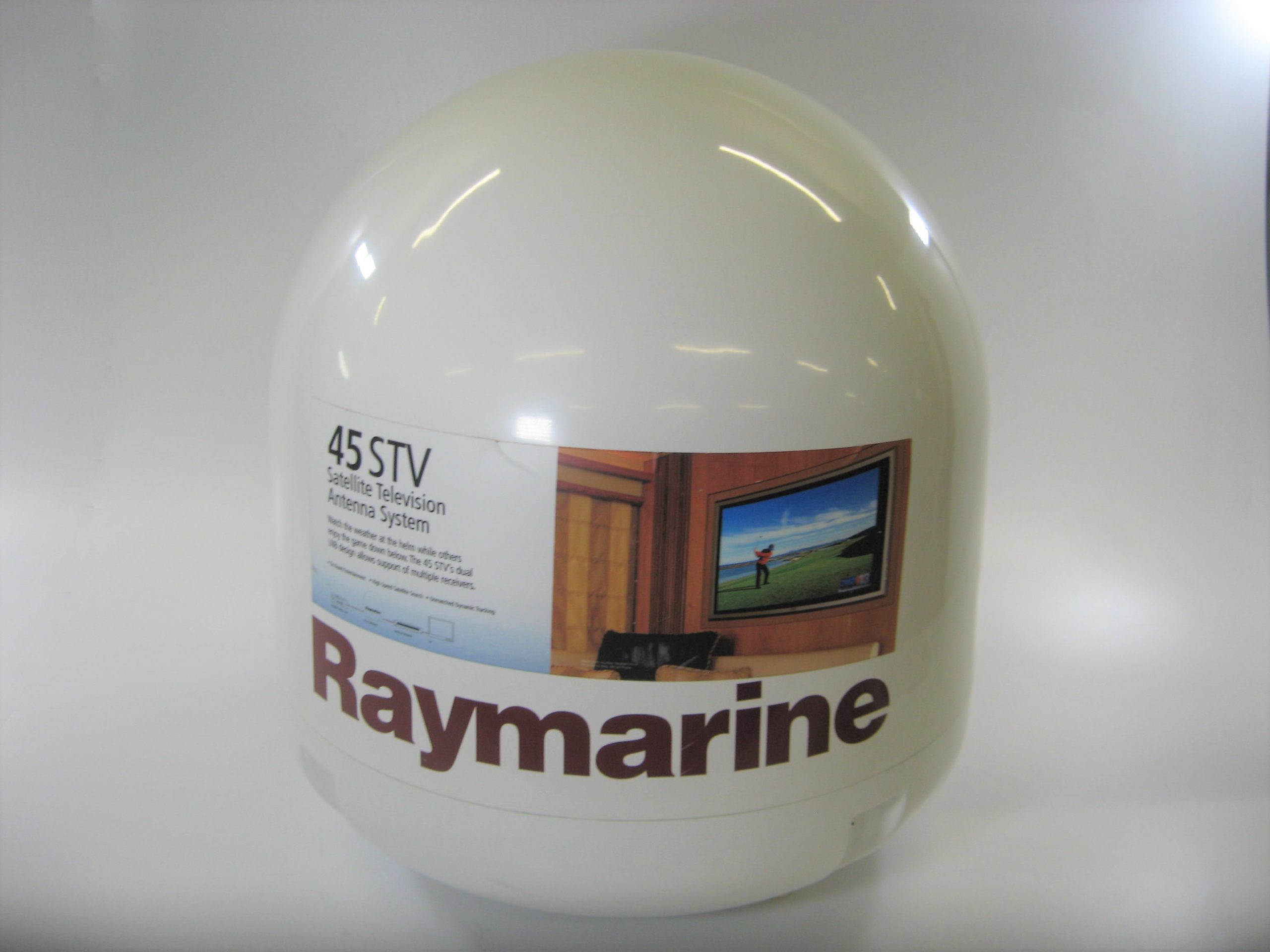 Raymarine 18" Satellite TV Antenna Empty Dummy Dome Raymarine 45STV GEN