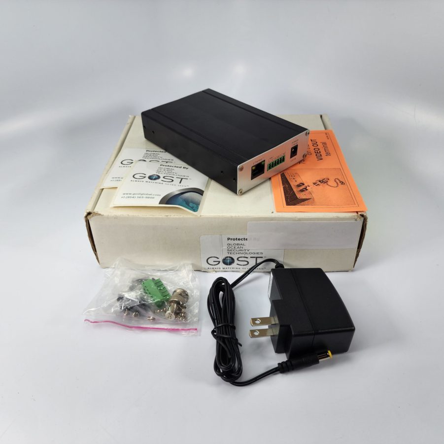 Gost GWHD-A/D Gateway - Analog NTSC/PAL to IP Camera Converter - New Open Box