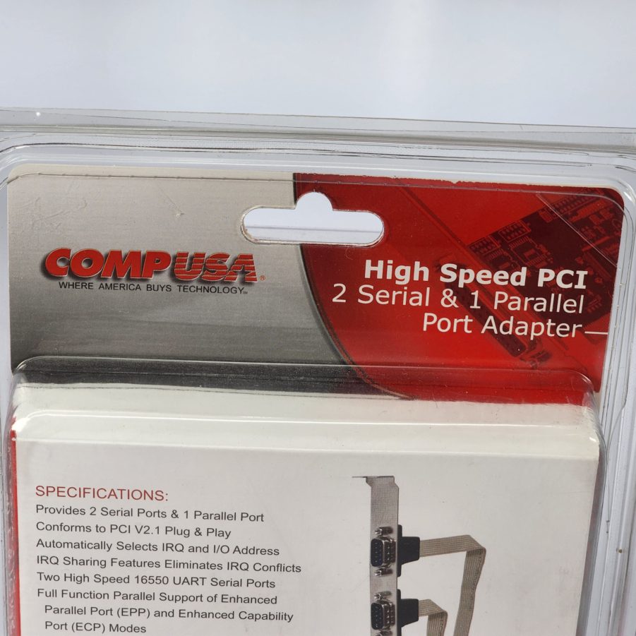 CompUSA 271773 High Speed PCI 2 Serial & 1Parallel Port Adapter - New Old Stock - Image 10