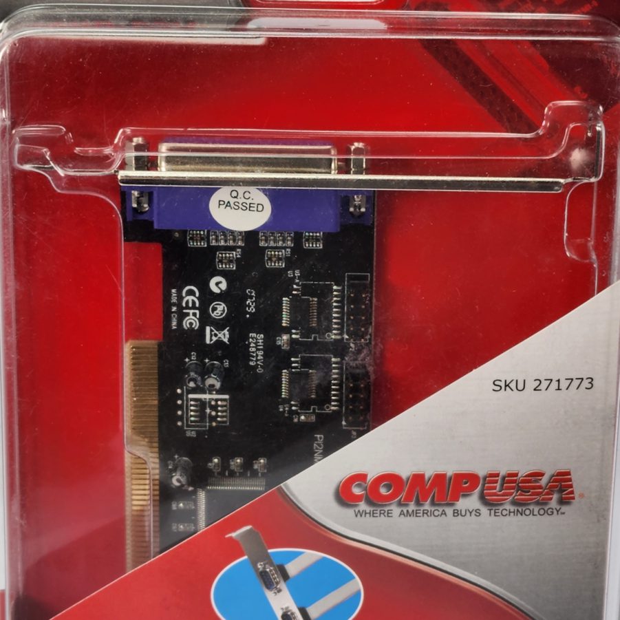 CompUSA 271773 High Speed PCI 2 Serial & 1Parallel Port Adapter - New Old Stock - Image 5