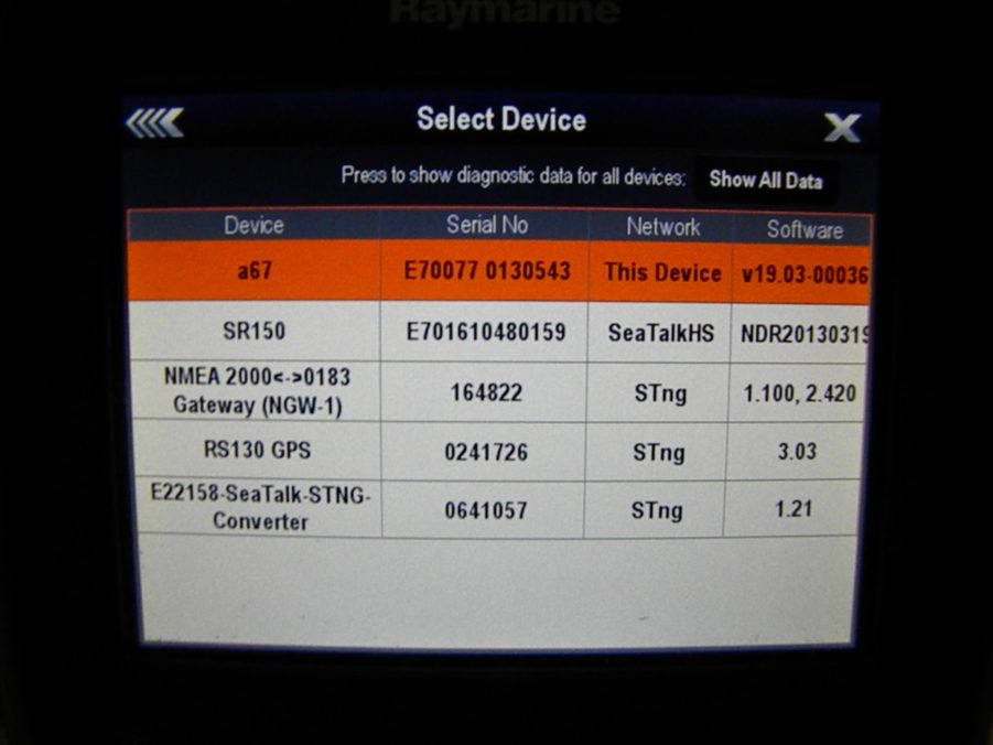 Raymarine a67 5.7″ Touchscreen MFD w/Sun Cover E70077 TESTED – 90 Day Warranty! - Image 11