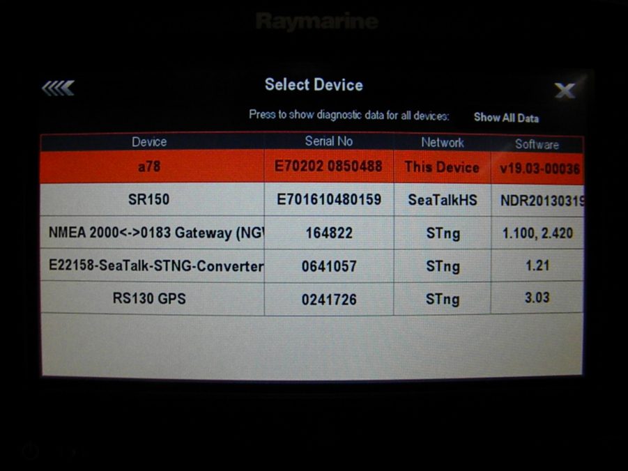 Raymarine a78 7″ Touchscreen MFD w/Sun Cover E70202 TESTED – 90 Day Warranty!! - Image 11
