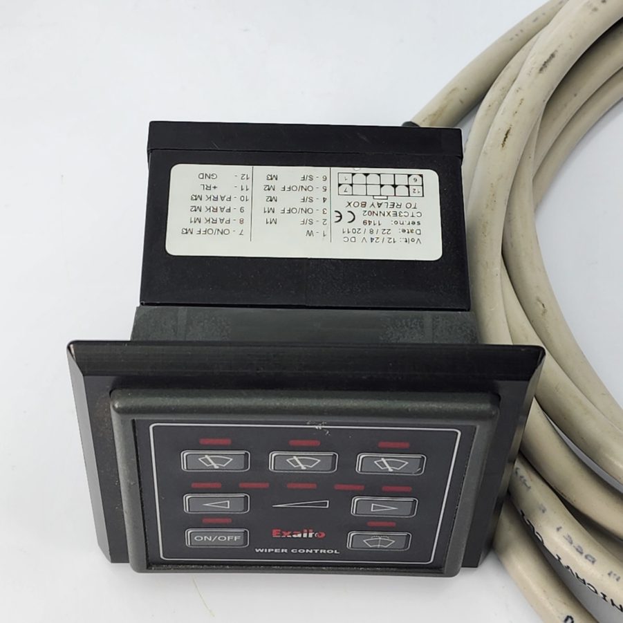 Exalto Wiper Control Type CT3EX 3Wiper Control Panel 12/24V Dashboard
