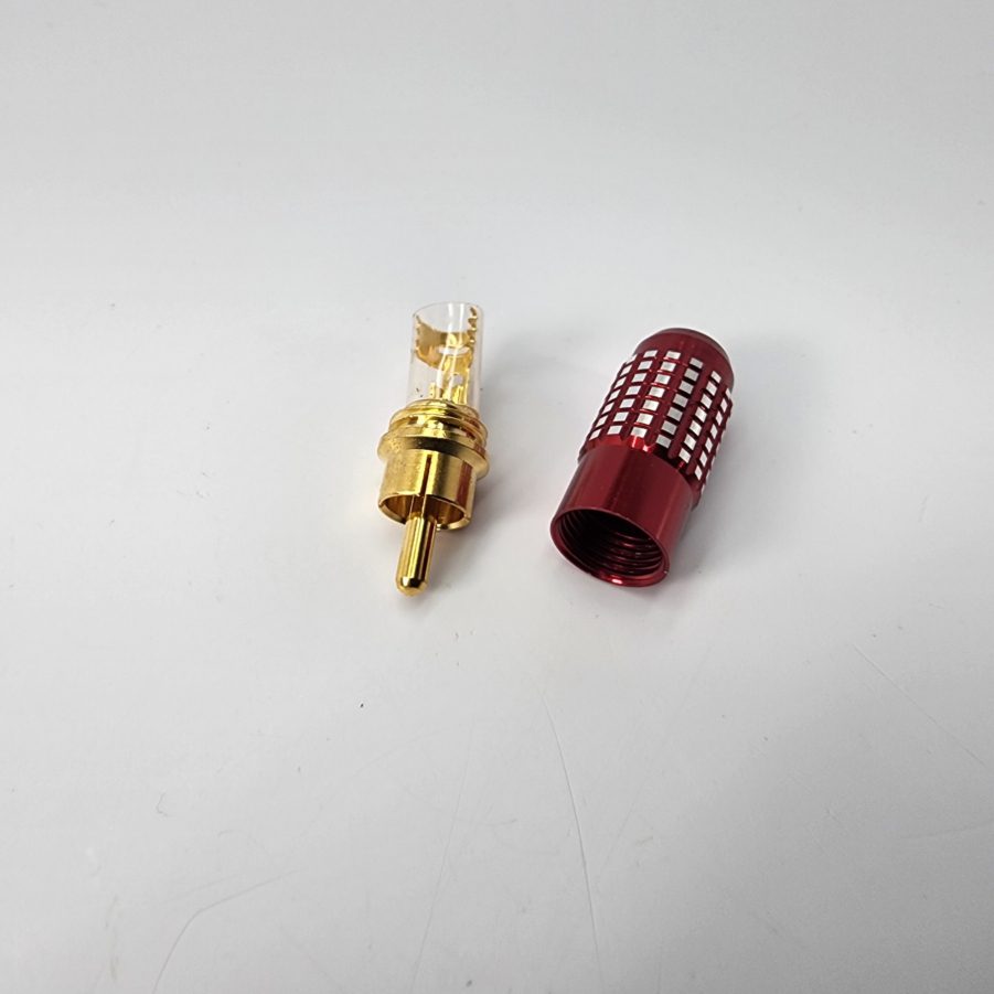 [Set of 20] MIC14RED - Premium Red RCA Male Plug Solder Type Audio Video Adapter - Image 7