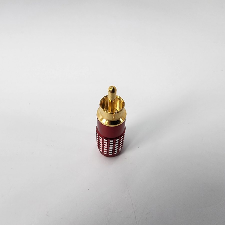 [Set of 20] MIC14RED - Premium Red RCA Male Plug Solder Type Audio Video Adapter - Image 5