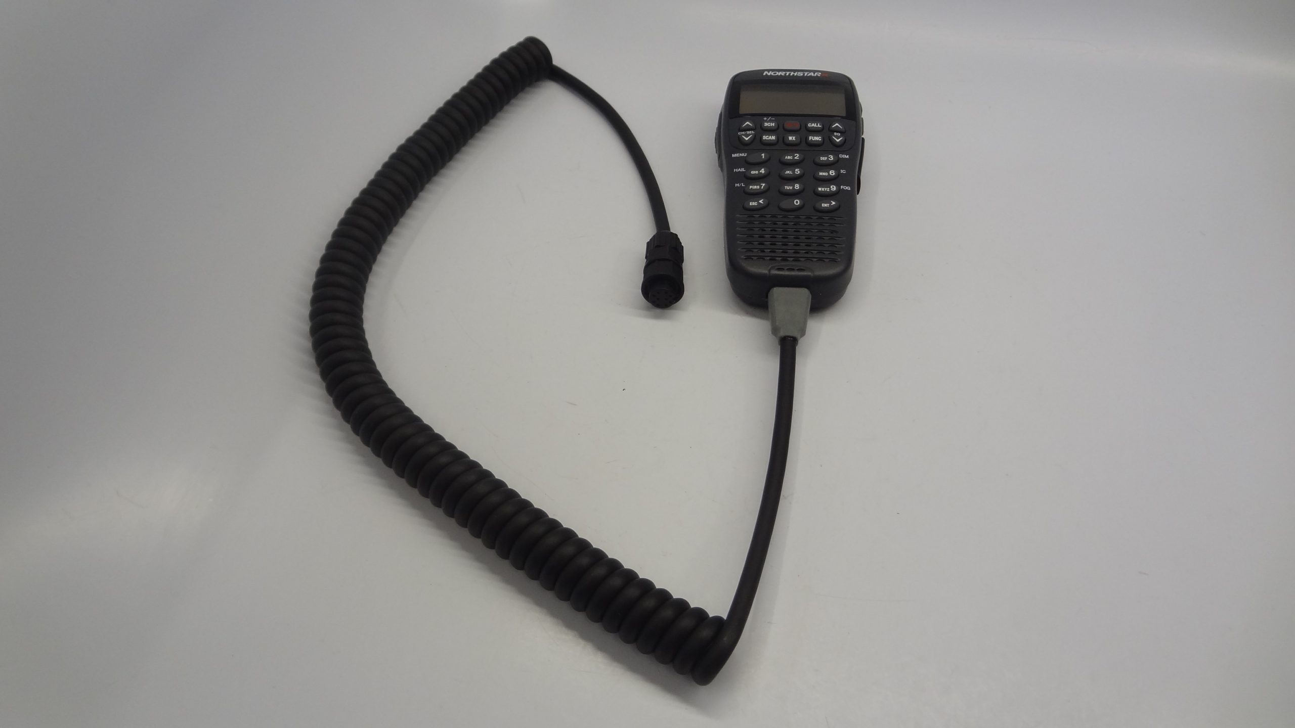 Northstar NS100US HS Command Mic With Rebuilt Cable For Marine VHF