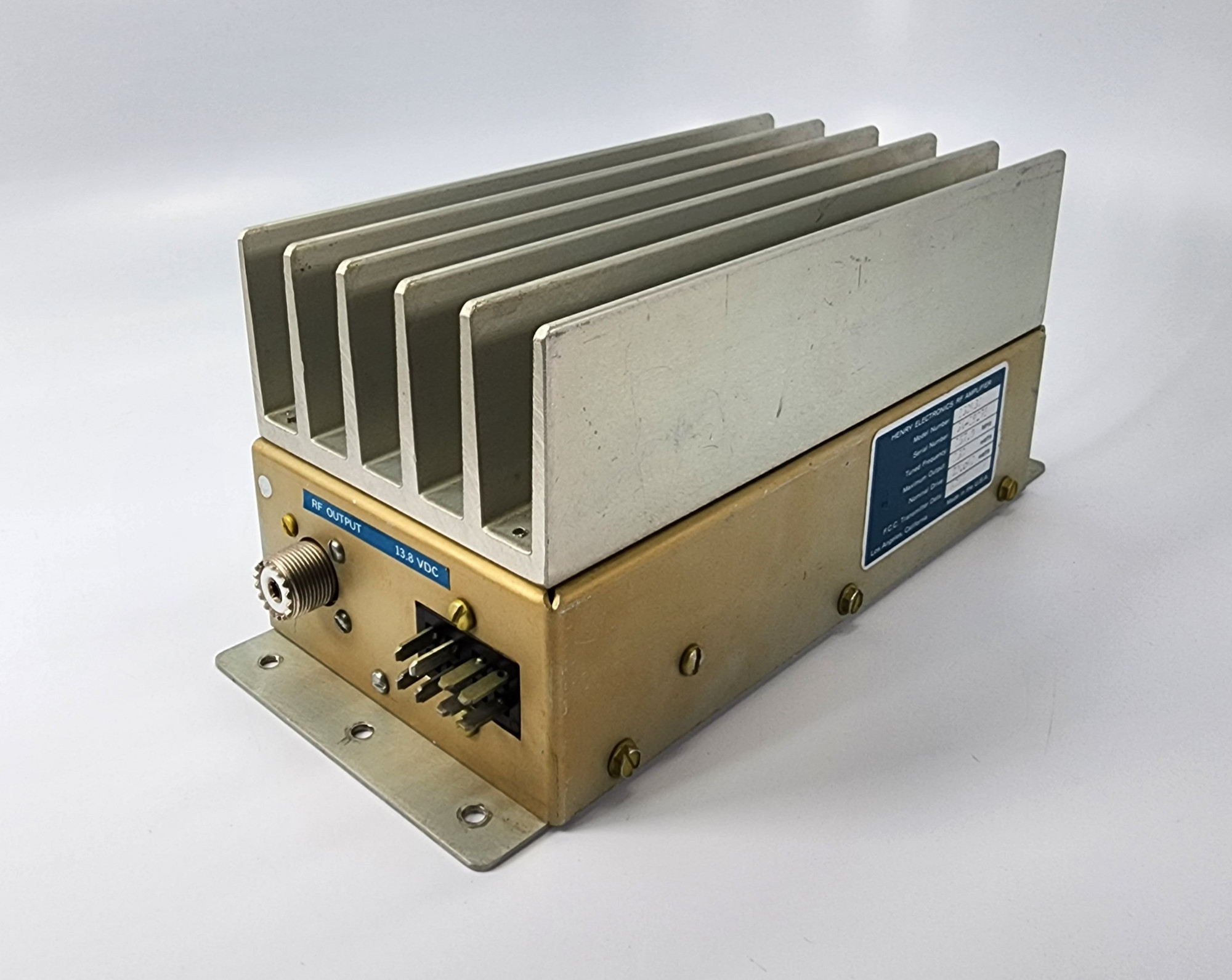 Henry Electronics VHF RF Power Amplifier 130A30 157 MHz 130W FOR