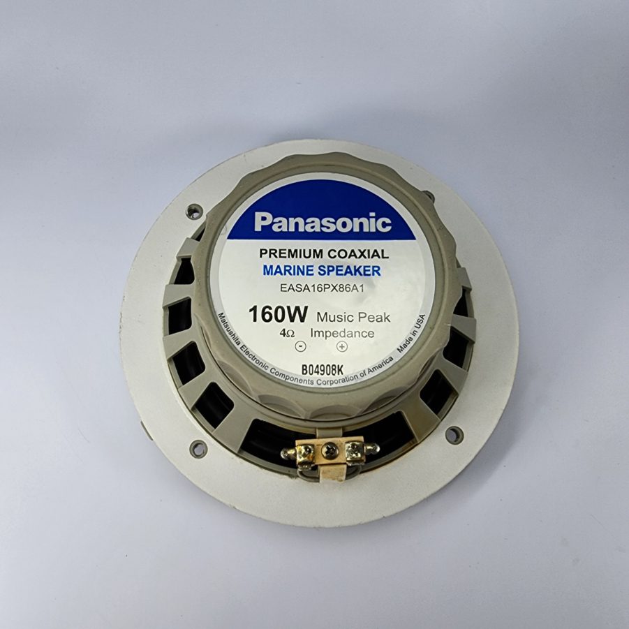 [1 Pair] Panasonic Premium Coaxial Marine Speakers - EASA16PX86A1 - No Grilles - Image 6
