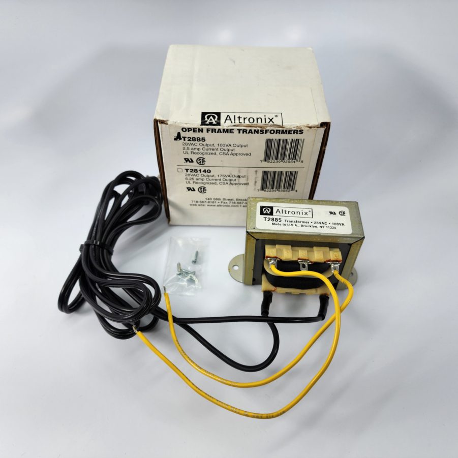 Altronix T2885 2.5A 28VAC 100VA Output Open Frame Transformer