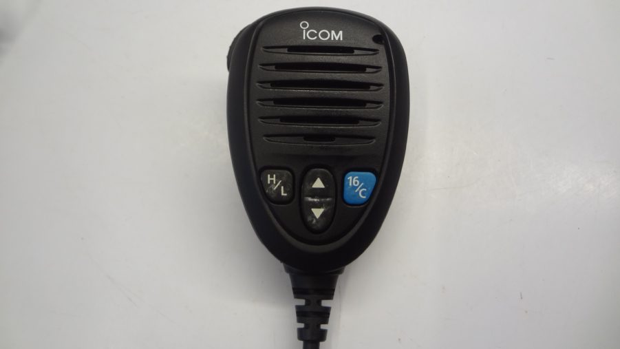 Icom IC-M424G Marine VHF Radio Transceiver Unit w/ HM-205B Mic* - Image 9