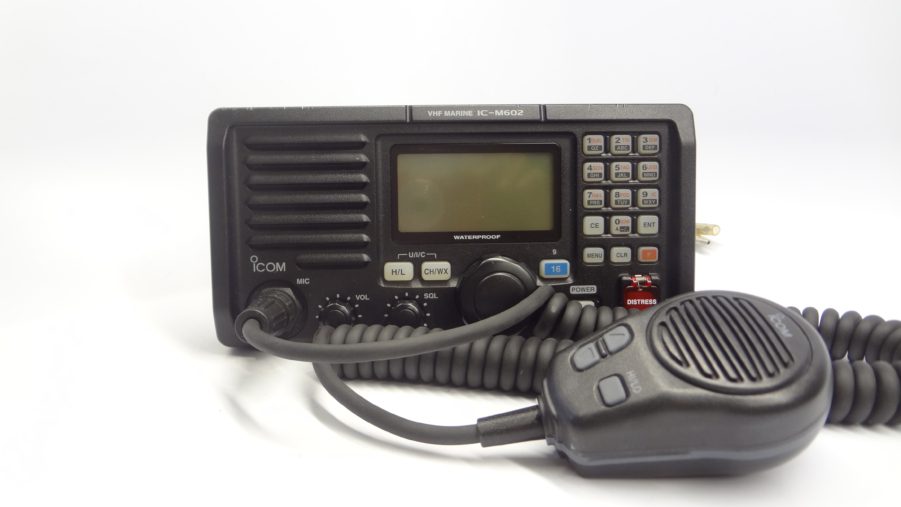 Icom IC-M602 VHF Submersible Marine Radio Transceiver w/ Rebuilt Hand Mic!