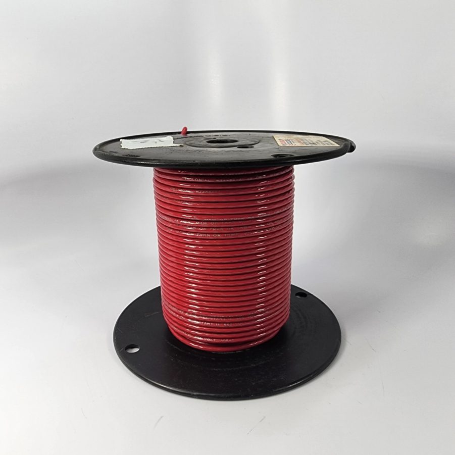 Colonial Wire & Cable Red 12AWG Stranded Copper Wire E148891-J - 150ft Spool - Image 8