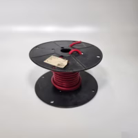 Berkshire Red Thermoplastic PVC Boat Cable E86292 4AWG BC-5W2 600V -15ft Spool