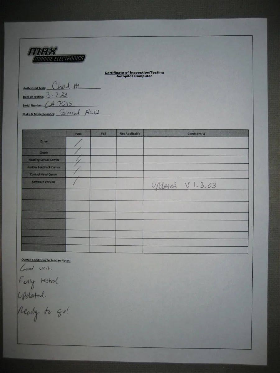 Simrad/AC12/Autopilot Computer-22089841-For AP24-AP28/GOOD/UPDATED! - Image 11