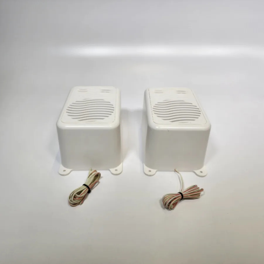(1 Pair) PolyPlannar MA9020 2Way Gunwale Mount Box Speakers Tested