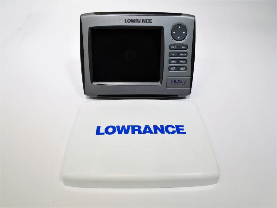 Lowrance HDS7 Fishfinder Chartplotter W/ Suncover (Tested Good)