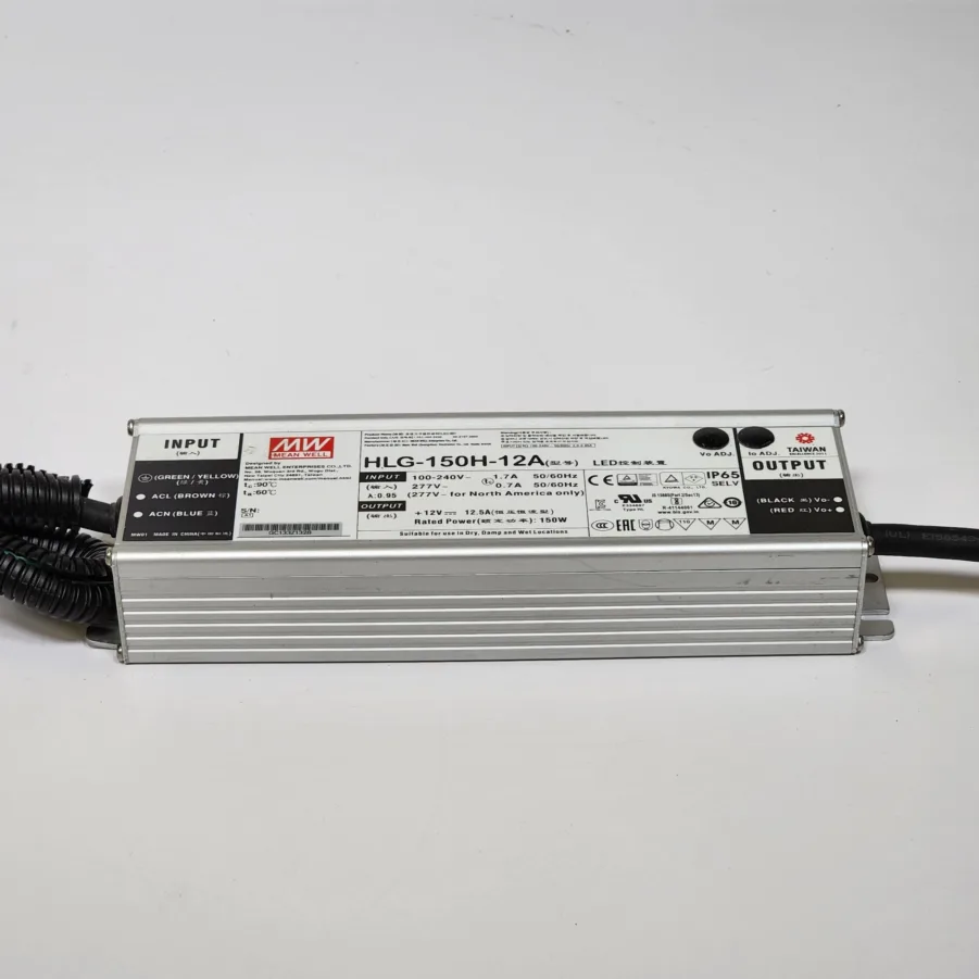Mean Well HLG-150H-12A AC-DC Single Output LED Driver with Built-In PFC - Image 2