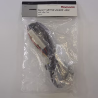 Raymarine Ray48 VHF Power/External Speaker Cable w/ Inline Fuse A-Series - New