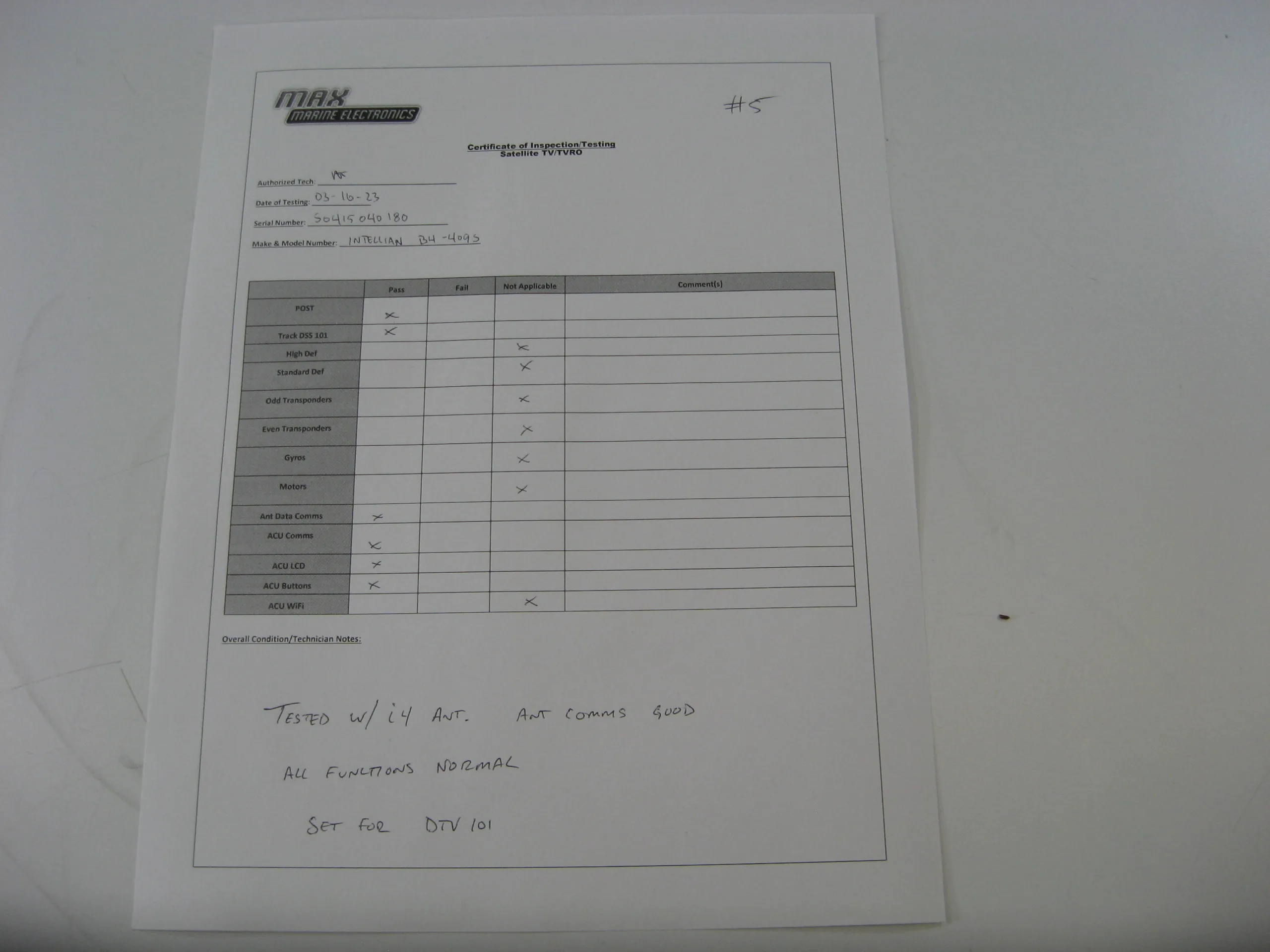 Intellian Technologies ACU Antenna Control Unit B3409S For iSeries