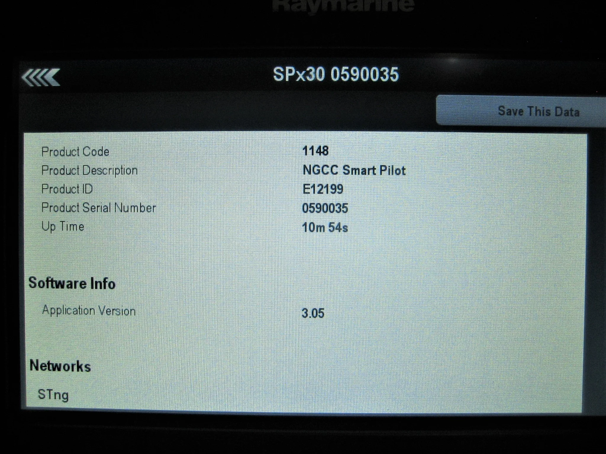 Raymarine Autopilot Computer Processor X30 Smartpilot SPX30//Tested