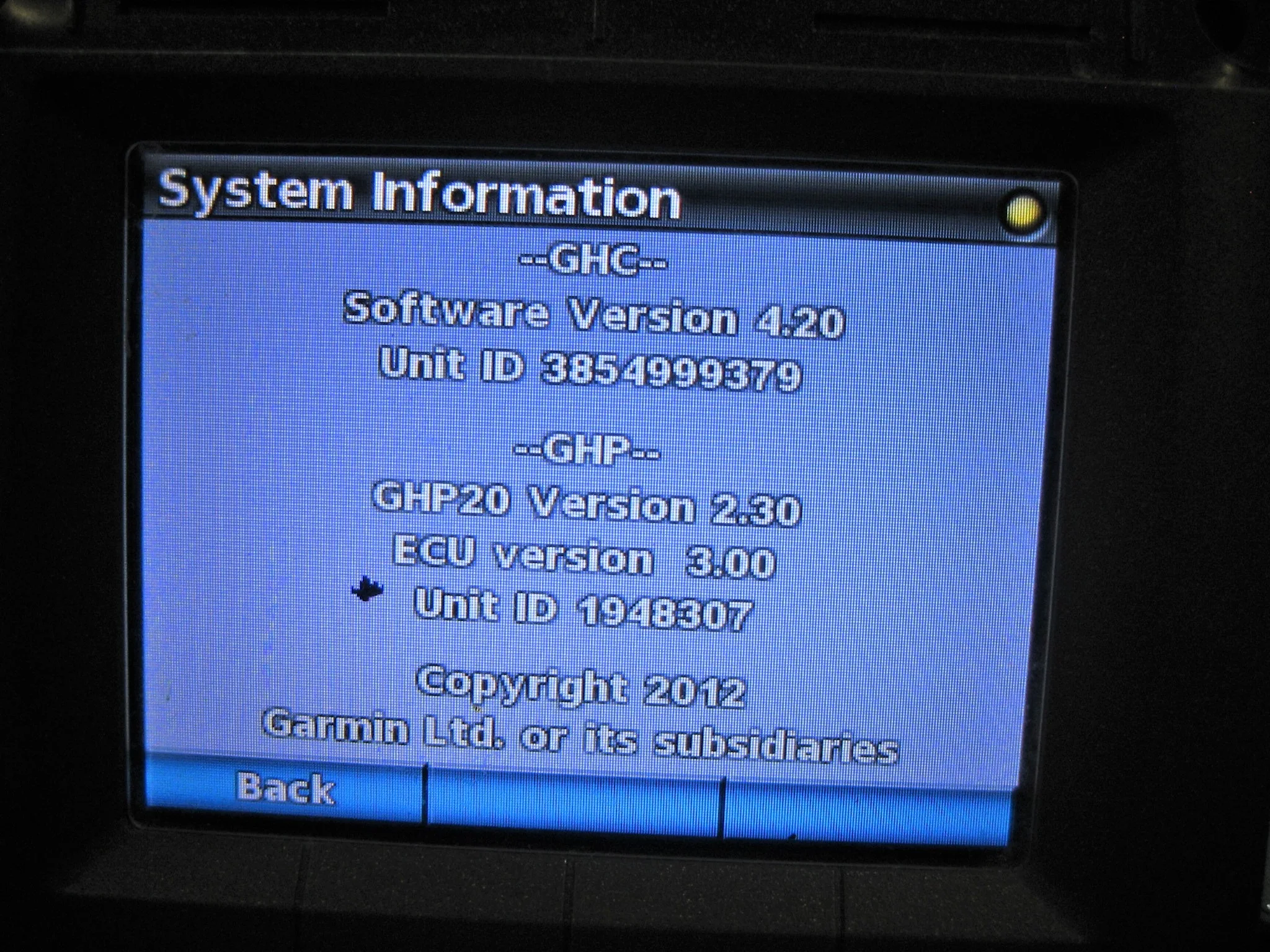 GarminBoat Autopilot Compass BallGHP 20 CCUTestedGood Cond//010