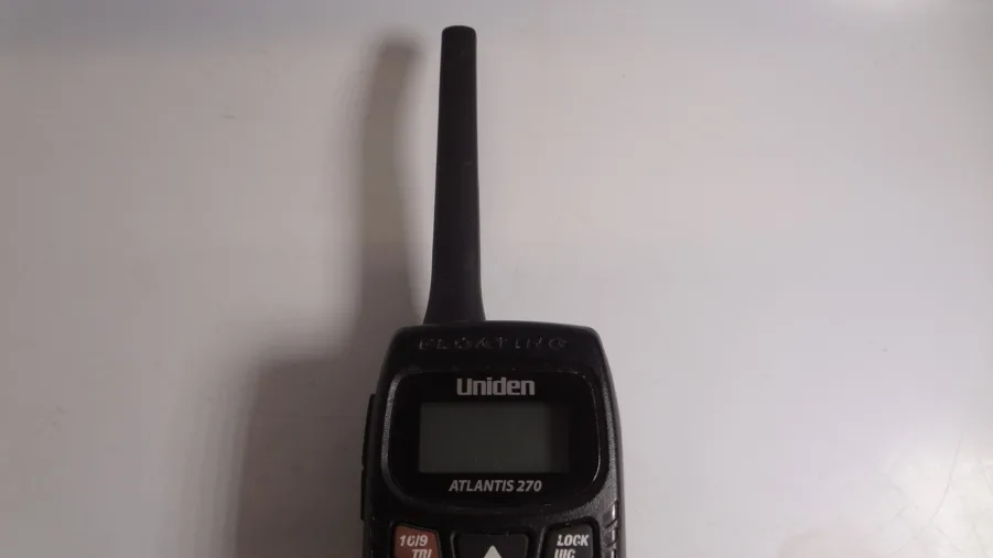 Uniden Atlantis 270 Floating Handheld Wireless Marine VHF Radio For Parts Only - Image 3