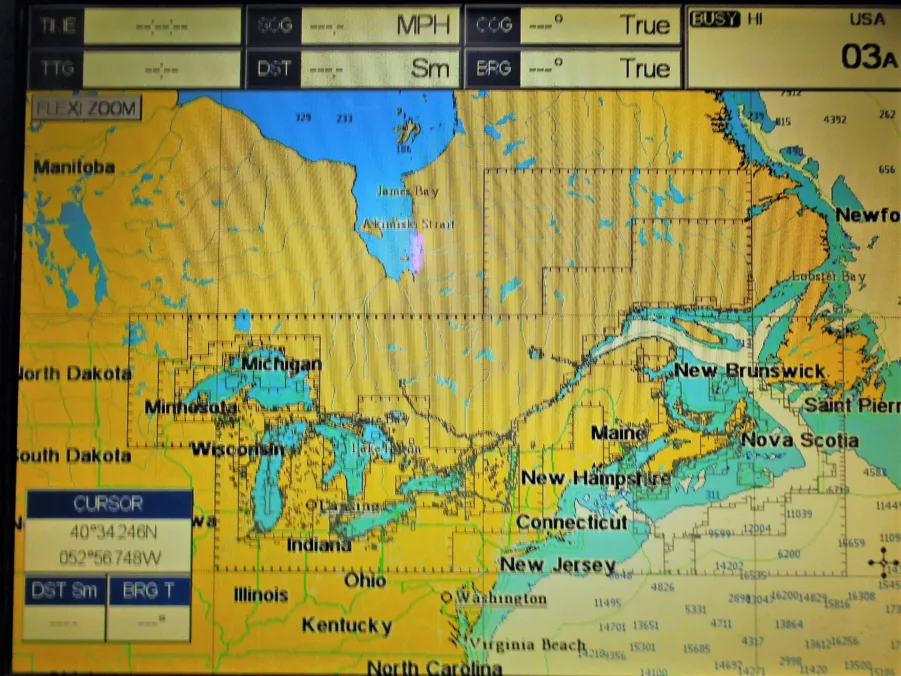 C-Map NT MAX C-card Format NA-M026.01 Great Lakes And The Maritimes 23 Mar 07 - Image 2