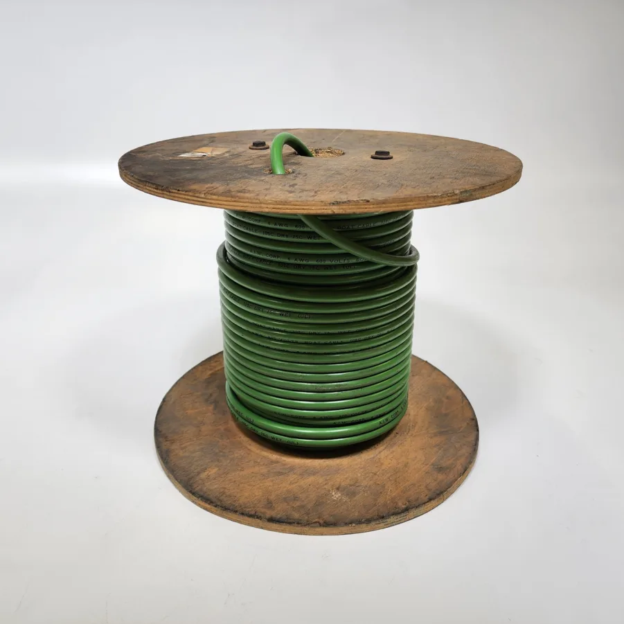 A.I.W. Corp Wire Green 6AWG 600V Tinned Copper Marine/Boat Cable - 100ft Spool - Image 3