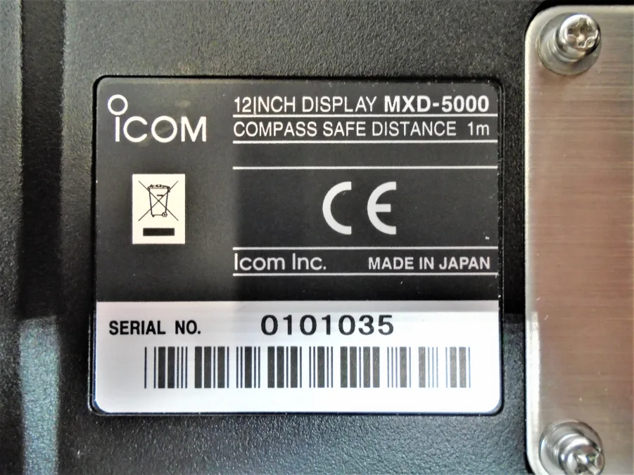 Icom MXD-5000 Multi-Functional Display 12.1-Inch MFD (Tested Good) - Image 6