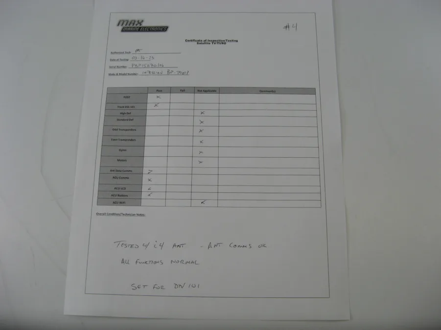 Intellian ACU BPT901P For Intellian ISeries Antenna Max Marine