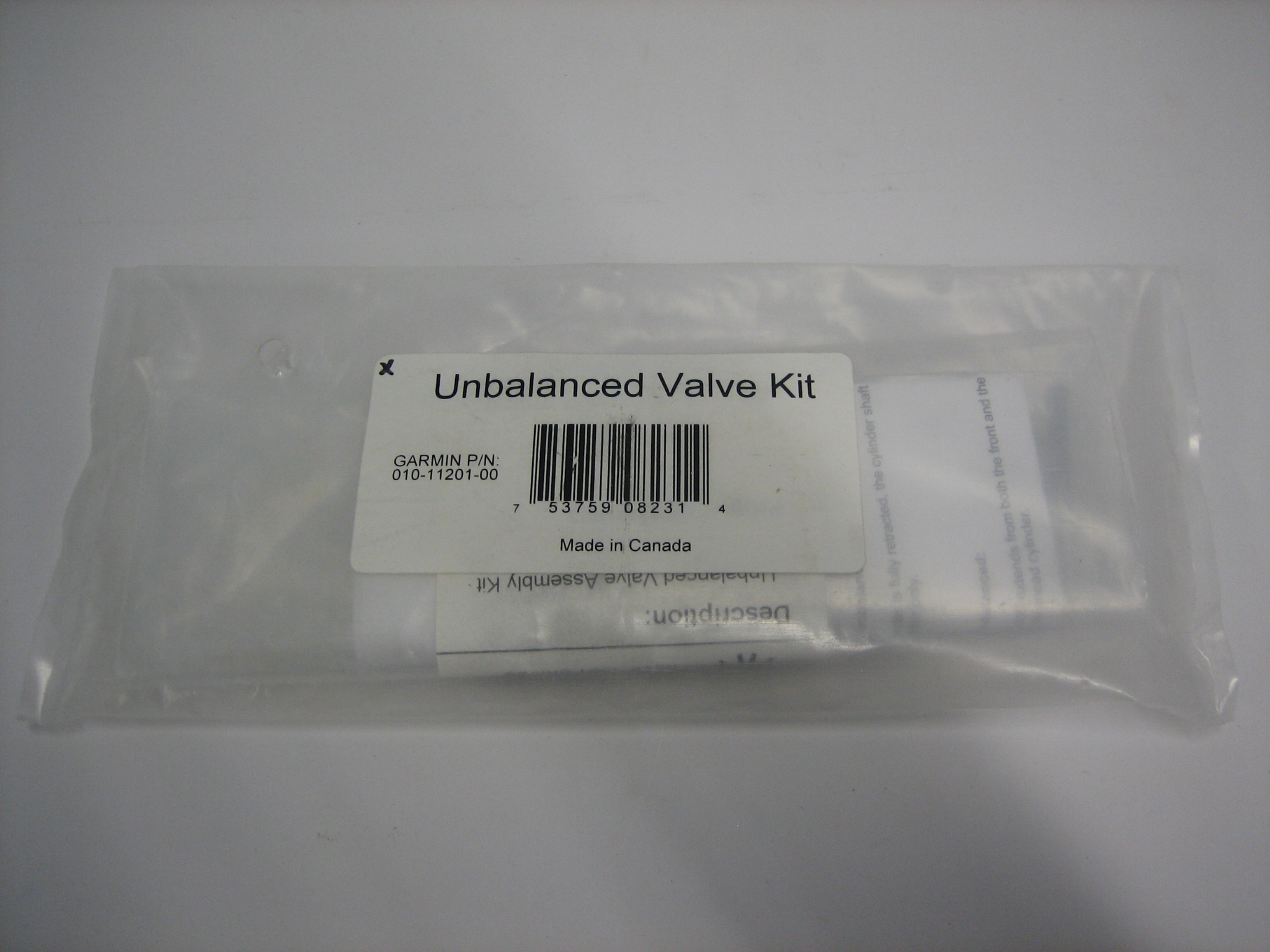 Garmin / Octopus Unbalanced Valve Kit for GHP10 Autopilot 01011201