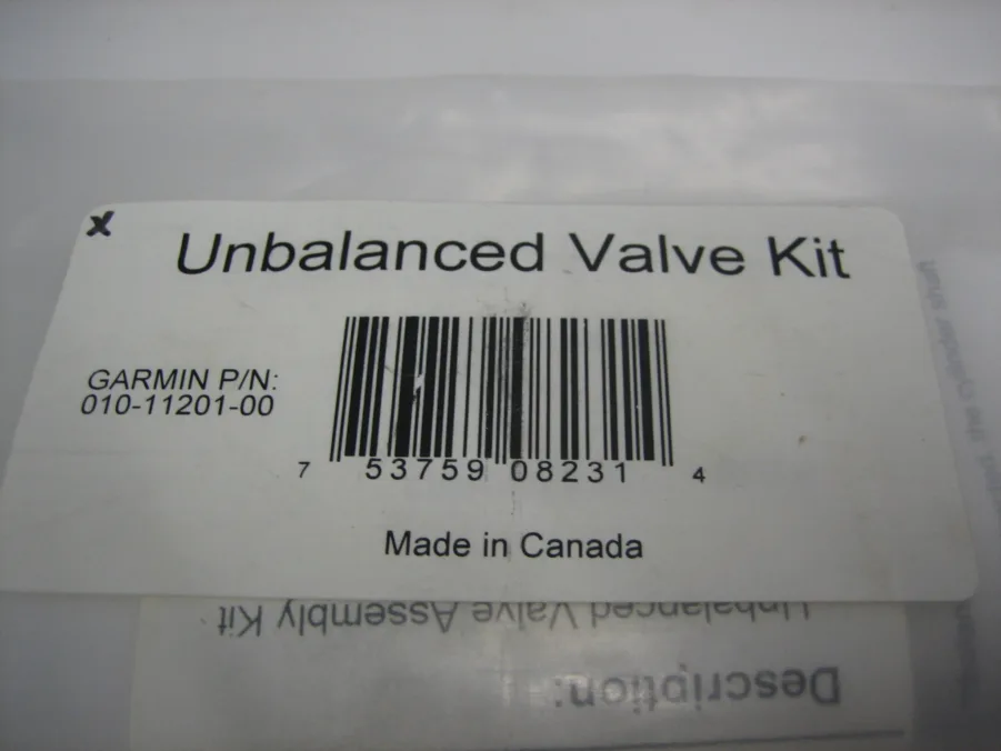 Garmin / Octopus Unbalanced Valve Kit for GHP10 Autopilot 01011201