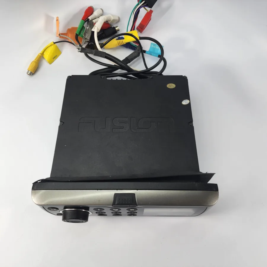 Fusion MS-AV600 Marine DVD Entertainment System iPod/AUX/AM/FM/CD/SAT with Harness - Tested/Working - Image 3