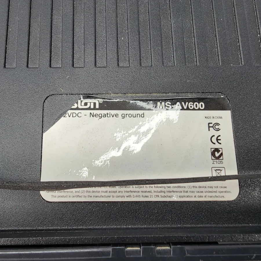 Fusion MS-AV600 Marine DVD Entertainment System iPod/AUX/AM/FM/CD/SAT with Harness - Tested/Working - Image 7