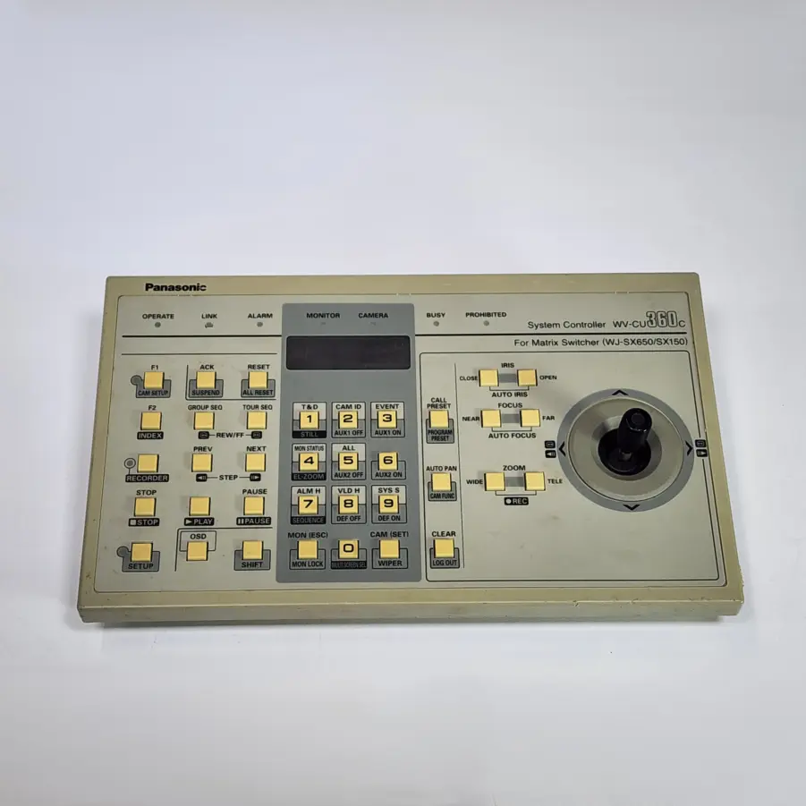 Panasonic WV-CU360C System Controller For Panasonic Dome Cameras - Power-On Tested - Image 3