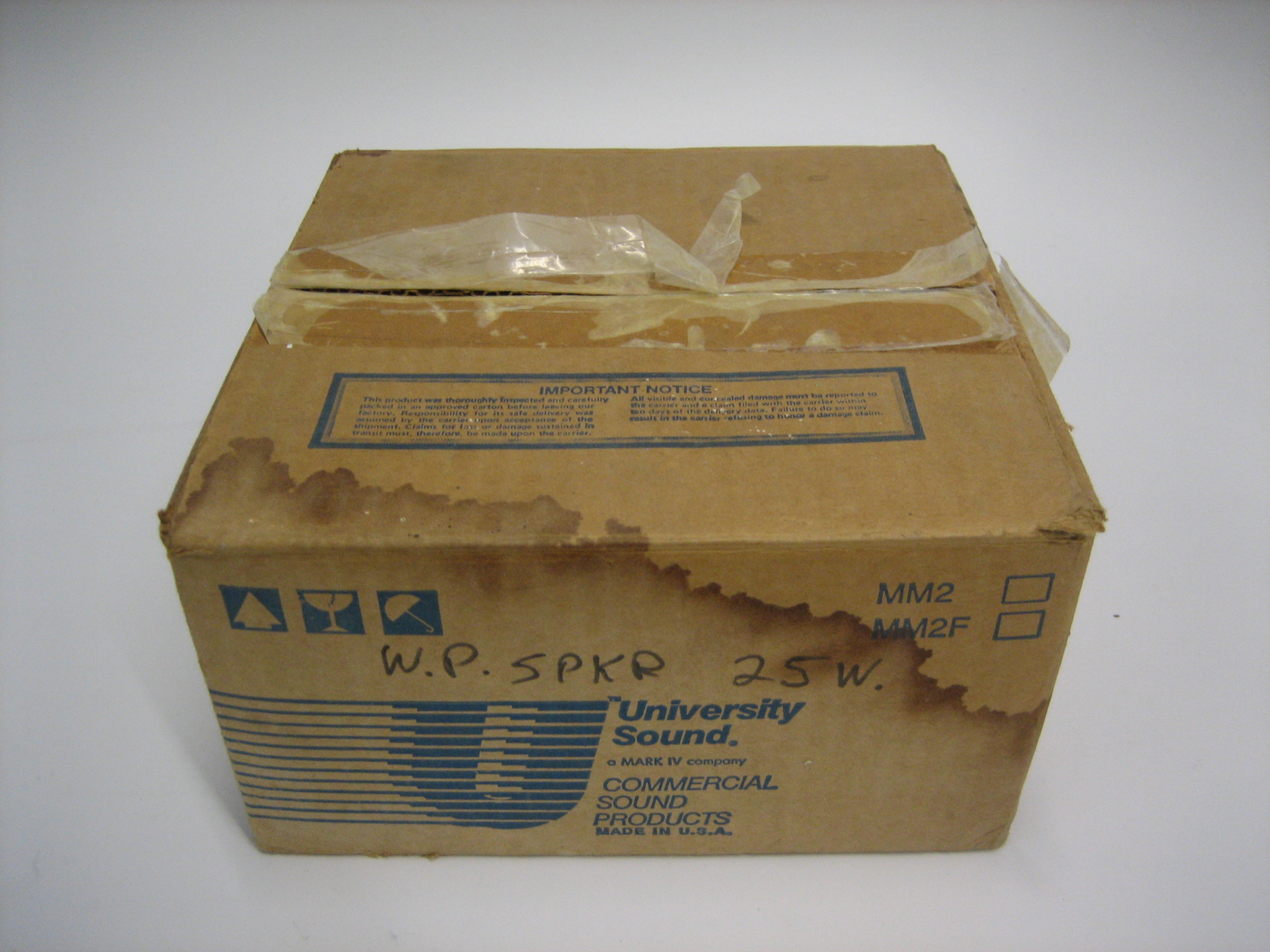 University Sound MM2F 25w 16 Ohm Loud Speaker - NEW - Max Marine ...