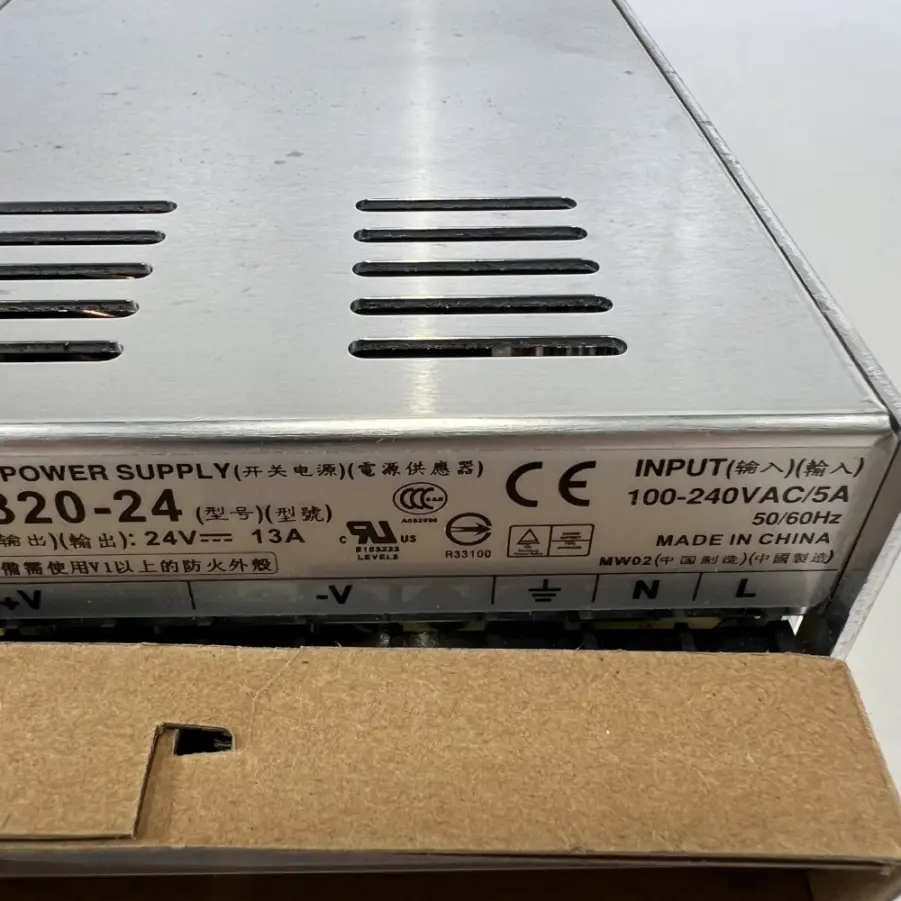 Mean Well Switching Power Supply SP-320-24 100-240VAC In/ 24 VDC Out - Image 2