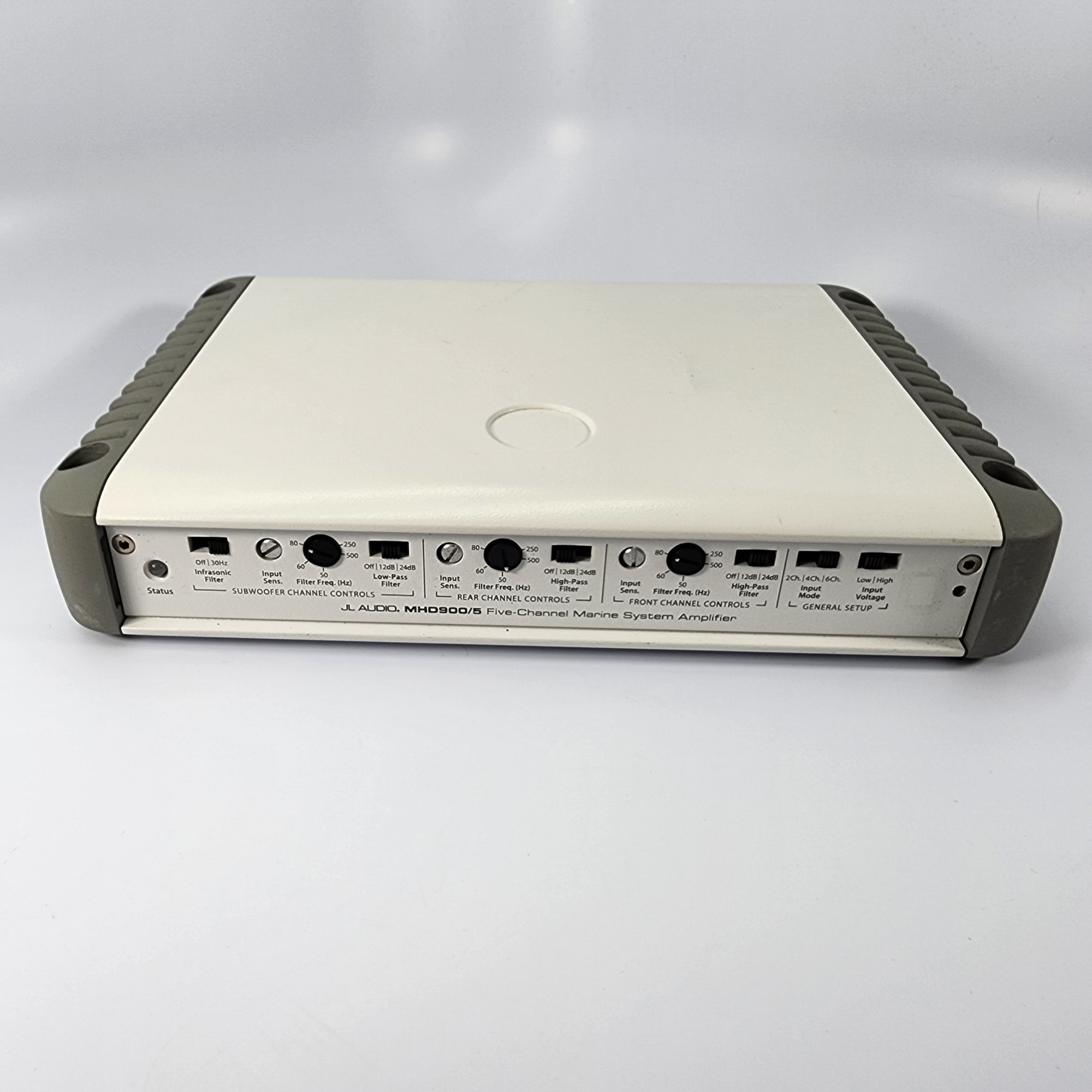 JL Audio MHD900/5 12V 5Channel ClassD FullRange Marine Amplifier FOR PARTS/NOT WORKING